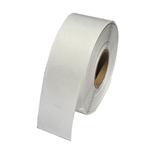 NextDayLabels Clear Gloss Round Wafer Seal Labels, 1" Circle, 1000/Roll