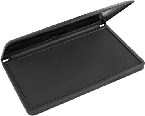 Mark 2000 Premium Black Ink Stamp Pad - 3" by 6" - Quality Felt Pad - color: Black, size: (3" x 6") Stamp Pad