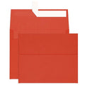 Red A2 Invitation Envelopes Self Seal 100 Pack, 4.375 x 5.75 - color: red, size: A2