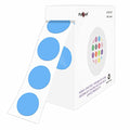 Light Blue 0.75 inch Round Color Coding Circle Dots Labels in Box 1000pcs - color: Light Blue, size: 1 Roll-1000PCS
