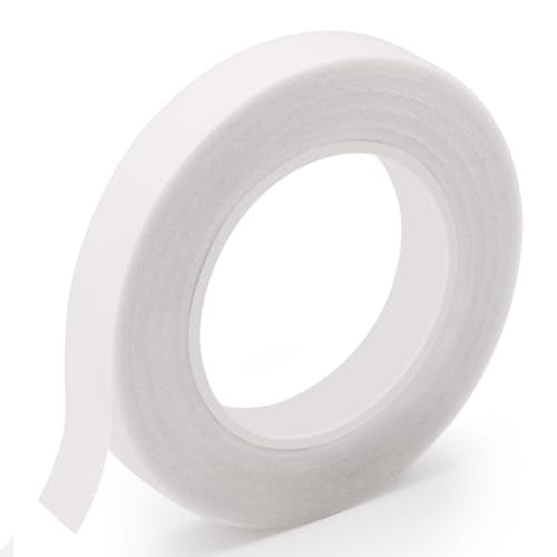 Floral Tape, 1/2inch White Flower Tape for Bouquet Floral Crafts | Flexible And Easy to Tear Floral Tape for Fresh Flowers, Stem Wrapping, Floral Arranging, Corsages And Wedding Bouquets - color: White
