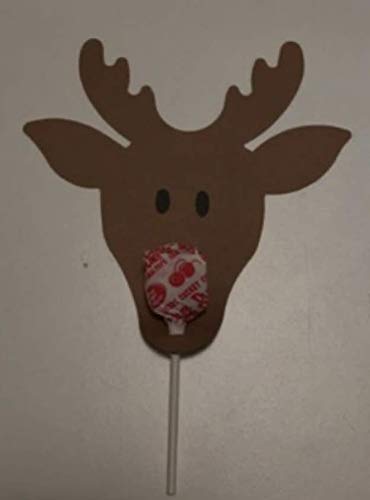 SHAPES ETC. 5.5" x 5.5" Reindeer Creative Cut-Outs, Multicolor, 31-Count - color: Assorted Reindeer