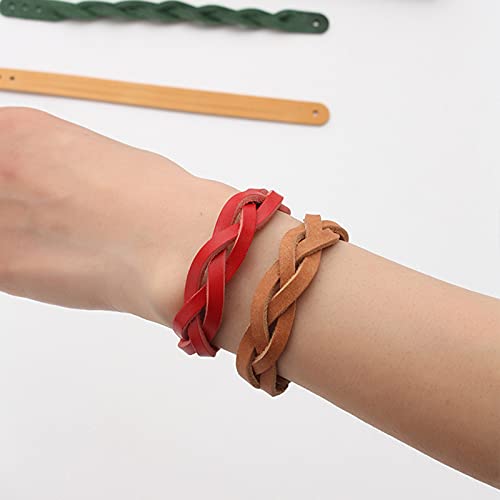 Harayaa Leather Cutting Die Scrapbook Embossing Wooden Cutter Leathercraft Tool for Bracelets Jewelry Making