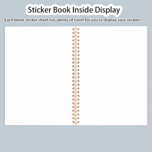 B5 Reusable Sticker Collecting Book Blank Sticker Album (Style G Khaki) - color: Style G Khaki
