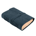 LEATHER VILLAGE Large Leather Journal Edge Cut, Navy Blue 8x6. - color: Blue, size: 8 inches X 6 inches