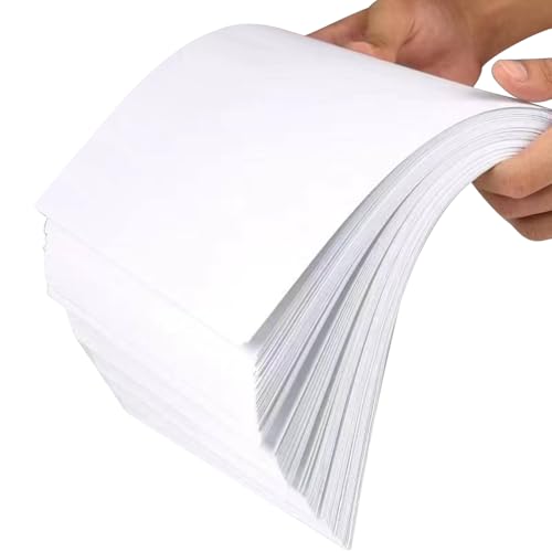 (3-Pack) Half Letter Blank Printer Paper, 240 Sheets/480 Pages, 100gsm Blank Copy Paper, Blank Paper for Office & School, Perfect for Bullet Journal & Note Taking, 5.6" x 8.3" - style: 3-Pack