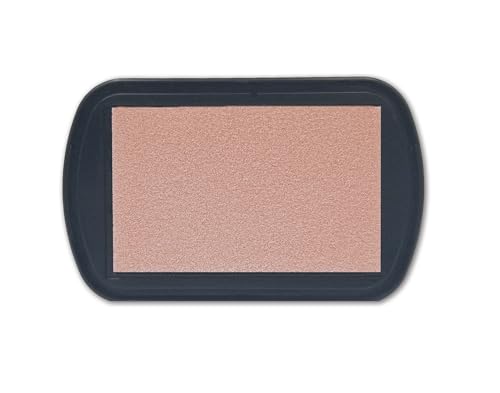 Jacquard ColorPad Archival Pigment Ink Stamp Pads- Metallic Rose Gold - Acid Free - Non-Toxic - Excellent for Blending, Embossing and Stamping - color: Metallic Rose Gold