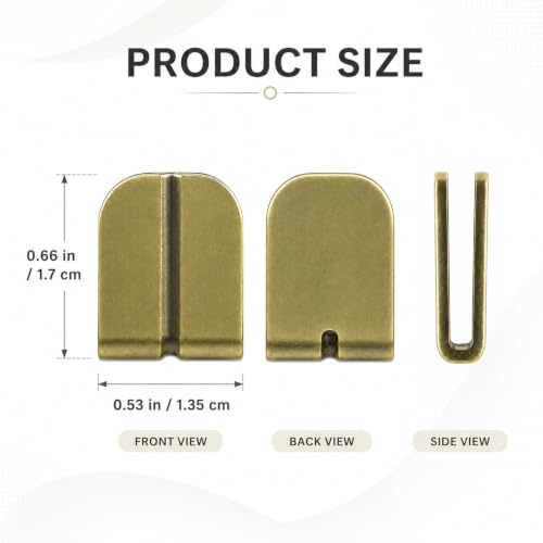 30 PCS Book Corner Protectors, Side Edge Metal Book Corners for Scrapbook