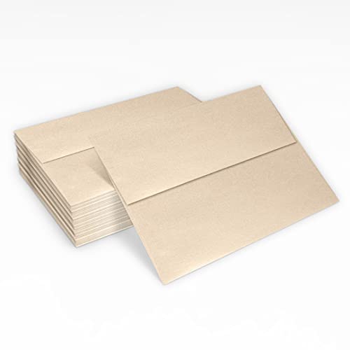 LUXPaper A7 Invitation Envelopes | Peel & Press | 5 1/4" x 7 1/4" | Taupe Metallic | 80lb. Text | 250 Qty - color: Taupe Metallic, size: 250 Qty.