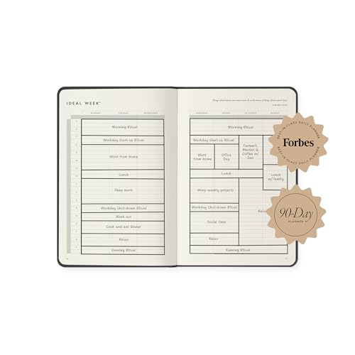 Full Focus Sea Blue Linen Planner by Michael Hyatt - The #1 Daily Planner to Set Annual Goals, Increase Focus, Eliminate Overwhelm, and Achieve Your Biggest Goals - Hardcover - color: Sea Blue