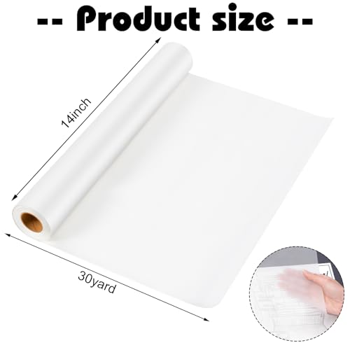Tracing Paper Roll 14 in x 30 yd Pattern Paper for Sewing Drawing Sketching - size: 14in x 30yd