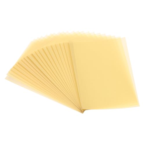 PATIKIL 60 Sheets Vellum Paper 4x6 Gold Tone - color: Orange