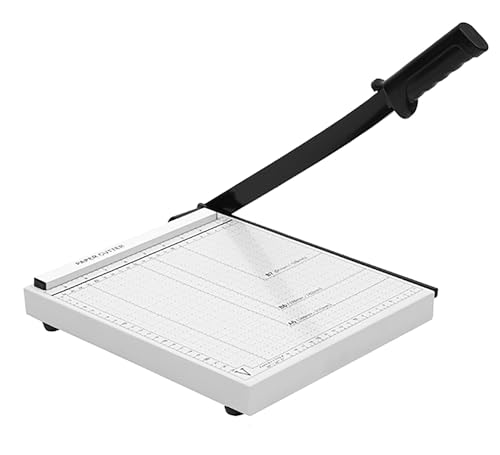 B5 Paper Cutter, 11 in x 10.6 in 10 Sheets Capacity Paper Trimmer for Coupon, Label, Cardstock, and Scrapbooking Craft for Office and Home (B5) - size: B5
