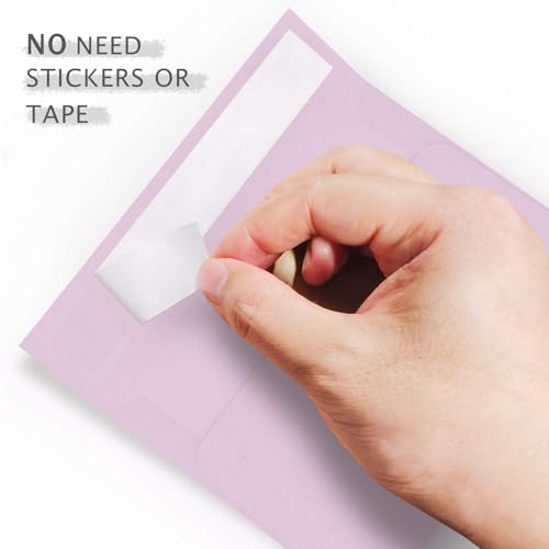 50 Pack Goefun A2 Colored Envelopes Self Seal, 4.375 x 5.75 - color: Multicolor, size: A2