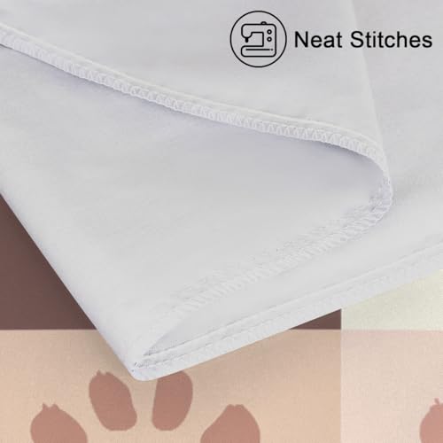 Satin Pillowcase for Hair and Skin, Standard Size Cute Animal Paw Print Decorative Pillow Sham with Envelope Closure Pillow Cover for Bedroom Hotel - color: Cute Paw Print, size: 20x26in