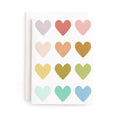 Minted | Blank Greeting Card, All Occassions, 5x7 w/Envelope | Color Heart - color: Color Hearts