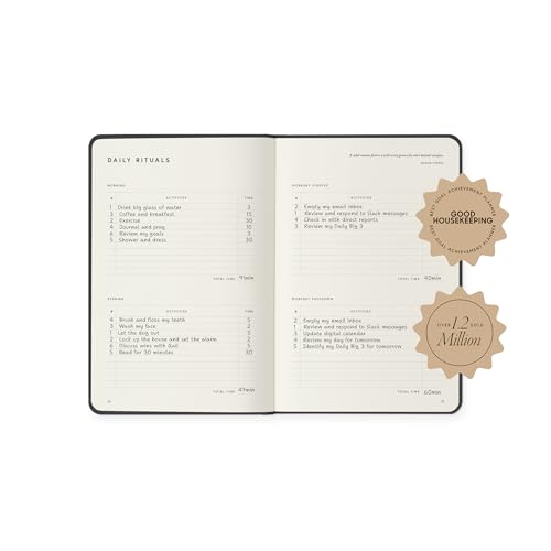 Full Focus Sea Blue Linen Planner by Michael Hyatt - The #1 Daily Planner to Set Annual Goals, Increase Focus, Eliminate Overwhelm, and Achieve Your Biggest Goals - Hardcover - color: Sea Blue
