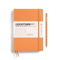 LEUCHTTURM1917 - Notebook Hardcover Medium A5-251 Numbered Pages for Writing and Journaling (Apricot, Dotted) - color: Apricot, style: Dotted
