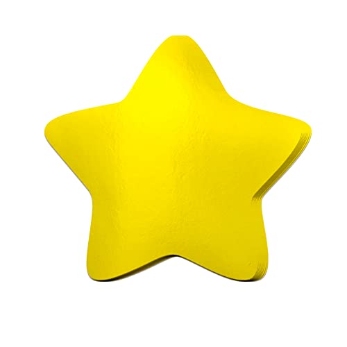 80 pcs Gold Star Shape Cutouts, UNIIDECO Bulletin Board Decorations Cardboard Cut Outs, Classroom Decor Kid Teachers DIY Crafts Projects Supplies, Cardstock Party Decoration for Wall - color: Gold Star