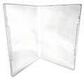 (6) CheckOutStore Plastic Storage Cases for Rubber Stamps, 1/2" (14mm) inch Spine Size (Clear) - size: 6 Units