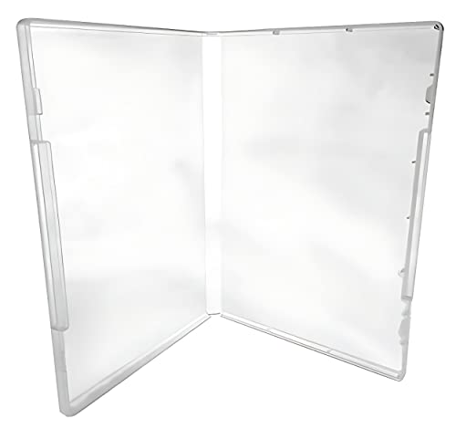 (600) CheckOutStore Plastic Storage Cases for Rubber Stamps, 1/2" (14mm) inch Spine Size (Clear) - size: 600 Units