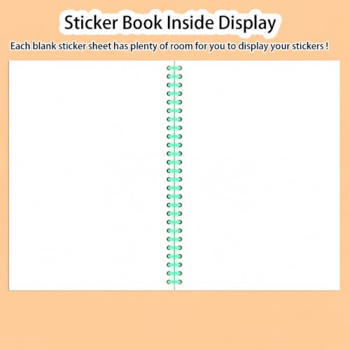B5 Reusable Sticker Collecting Book Blank Sticker Album (Style H Green) - color: Style H Green