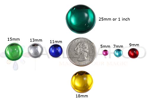 Allstarco 13mm (1/2") Pearl Gold Round Cabochons, 30 PCS - size: 13mm