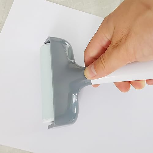 Brayer Roller & Mat Tweezers Remover Tool Set Crafting Brayer for Cricut/Silhouette/Brother Crafting Printmaking Fabric Crafting and T-Shirts Heat Transfer Projects(Gray) - color: Gray+Mint