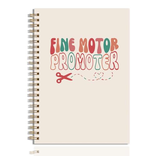 JHFDTY Colorful Occupational Therapy Journal Therapist Notebook Occupational Therapist OT Gifts for Women Men Fine Motor Promoter Hardcover 160 Pages Spiral Notebooks - color: Motor