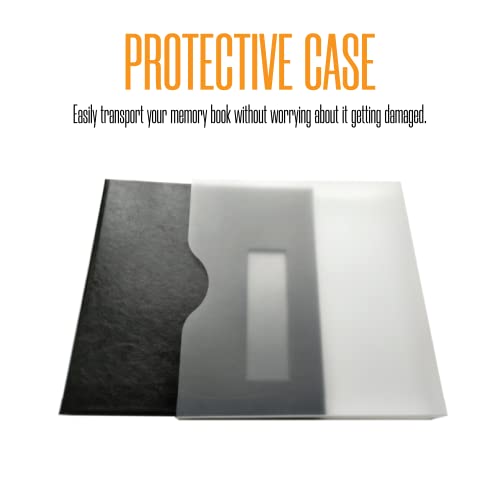 2x6 Strip Album, Black Cover White Pages, 2 Gel Pens, 20pk - color: B&W, size: 20