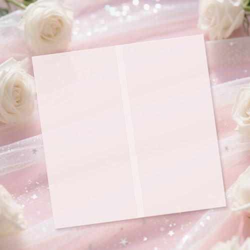 60 Pack Pre-Folded Vellum Jackets for 6x6 Invitations, Translucent Vellum Paper 6x6 Jackets, 100GSM Wedding Invitations Wraps, Envelope Liners for Birthdays, Baby Showers - color: 60Pcs, size: 6 x 6 inch