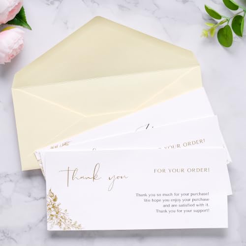 PONATIA 50 Pack #10 Business Envelopes, Cream 4.13 x 9.49'' Envelopes - color: Cream