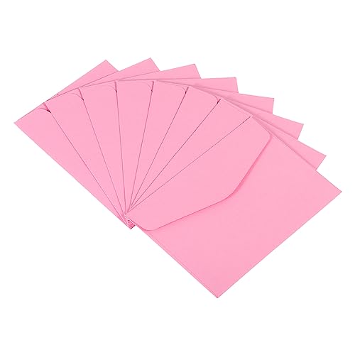 PATIKIL Mini Envelopes, 24 Pack Mini Gift Card Business Card Envelope for Small Note Cards Greeting Wedding, Pink - color: Pink