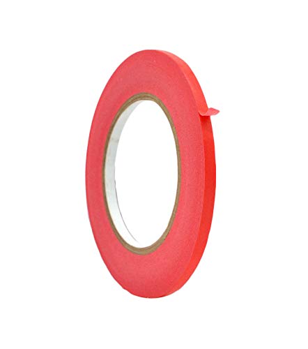 WOD CFTC6 Console Artist Tape Made in USA Red, 1/4 inch x 60 yds. Flatback Paper Marking/Labeling Tape Residue Free, for Watercolor Paper to Prevent Tearing - color: Red, size: 1/4 in. x 60 yds