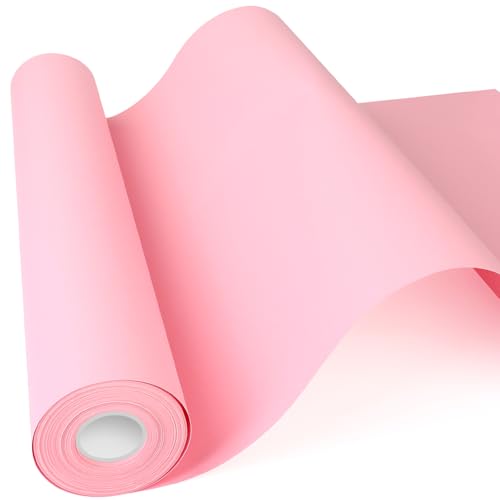 Pink Wrapping Paper, 15"x900" Art Craft Kraft Paper Bulletin Board Paper - color: Pink, size: 15 x 900 Inch