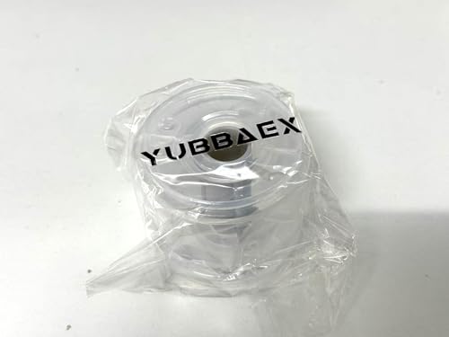 YUBBAEX Washi Tape Dispenser Tape Organzier Plastic Portable Office Holder for Arts, DIY Crafts, Journal Supplies, Scrapbooking -Cylindrical- (60mm) (Transparent)
