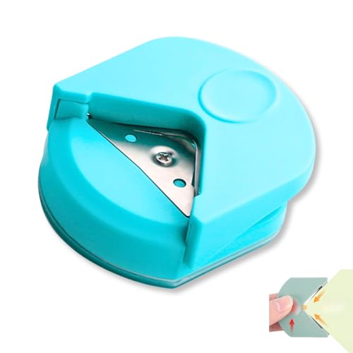 Corner Rounder Paper Punch, Professional Portable Craft Tool for Scrapbooking, Card Making, Photo Corners, Arts (Blue)