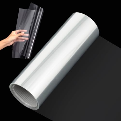 Frienda 12 Inches x 80 ft 6 Mil Rolls Blank Stencil Sheets, Clear - color: Clear, size: 6 Mil