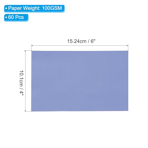 PATIKIL 60 Sheets Vellum Paper 4x6 Navy Blue - color: Yellow