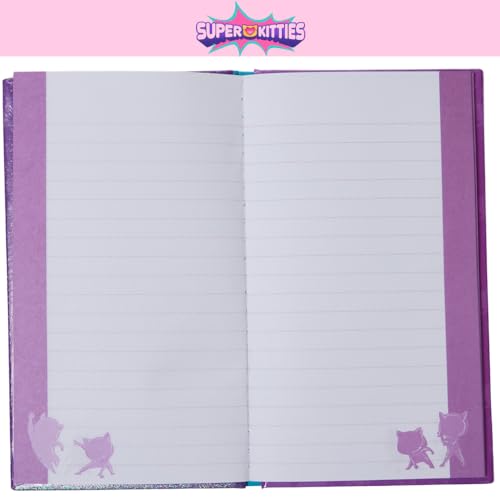 Disney Junior Super Kitties Sparkle Journal Set for Kids, Journal Kit with Stickers and Gems - style: Supper Kitties