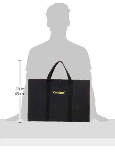 Dritz Omnigrid Fold-Away Cutting & Pressing Station, 13' x 19', Black - size: 19"L x 0.8"W