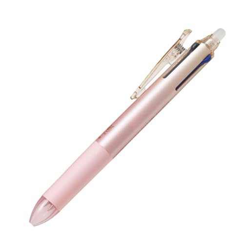 Pilot FriXion Ball 4, Erasable Ballpoint Pen, 4 Color Gel Ink Multi-Pen, 0.38mm, Gradient pink (LKFB-80UF-GRP)
