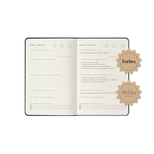 Full Focus Sea Blue Linen Planner by Michael Hyatt - The #1 Daily Planner to Set Annual Goals, Increase Focus, Eliminate Overwhelm, and Achieve Your Biggest Goals - Hardcover - color: Sea Blue