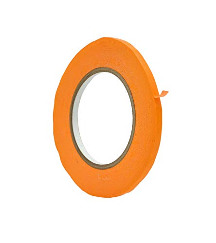 WOD CFTC6 Console Artist Tape Made in USA Orange, 1/4 inch x 60 yds. Flatback Paper Marking/Labeling Tape Residue Free, for Watercolor Paper to Prevent Tearing - color: Orange, size: 1/4 in. x 60 yds