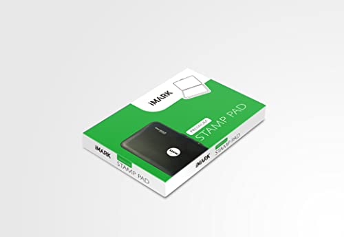 IMARK Large Stamp Pad, Premium Quality Felt Pad, 3.45” x 6.20”, Lightweight (Green) - color: Green
