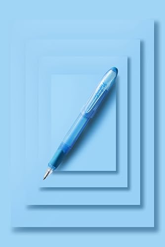 Nahvalur Triad Fountain Pen, Smooth Writing, Snap-Fit Cap, Affordable Daily Use (Blue, Medium) - color: Blue, size: 1 Count (Pack of 1) - Medium