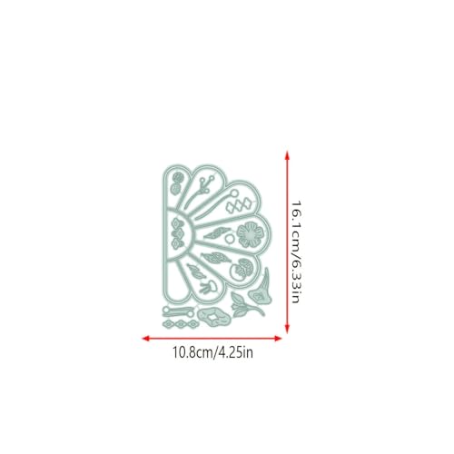 Lapoo Flowers Cutting Die for Scrapbooking - Durable Metal Cutting Die for DIY Scrapbook Photo Album Decorative Paper Card, Scrapbooking Die-cuts (Various Flowers 6.3 x 4.3 in) - color: Various Flowers 6.3 x 4.3 in