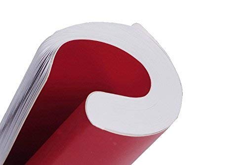 Signature Series A6 Small with Red Cover and Blank Premium Paper - color: Red Cover with Blank Paper, size: A6 Small