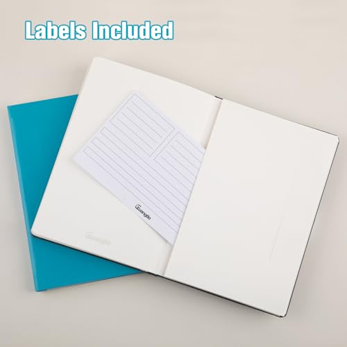 Lined Journal Notebook for Work with 160 Pages, 5.6" x 8" Hardcover Notebooks Journals Medium Size for Writing Women Men - color: turquoise