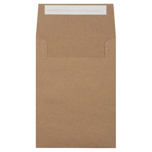 LUXPaper Vertical A7 Invitation Envelopes | 5 1/4" x 7 1/4" | Grocery Bag Brown | 70lb. Text | 50 Qty - color: Grocery Bag